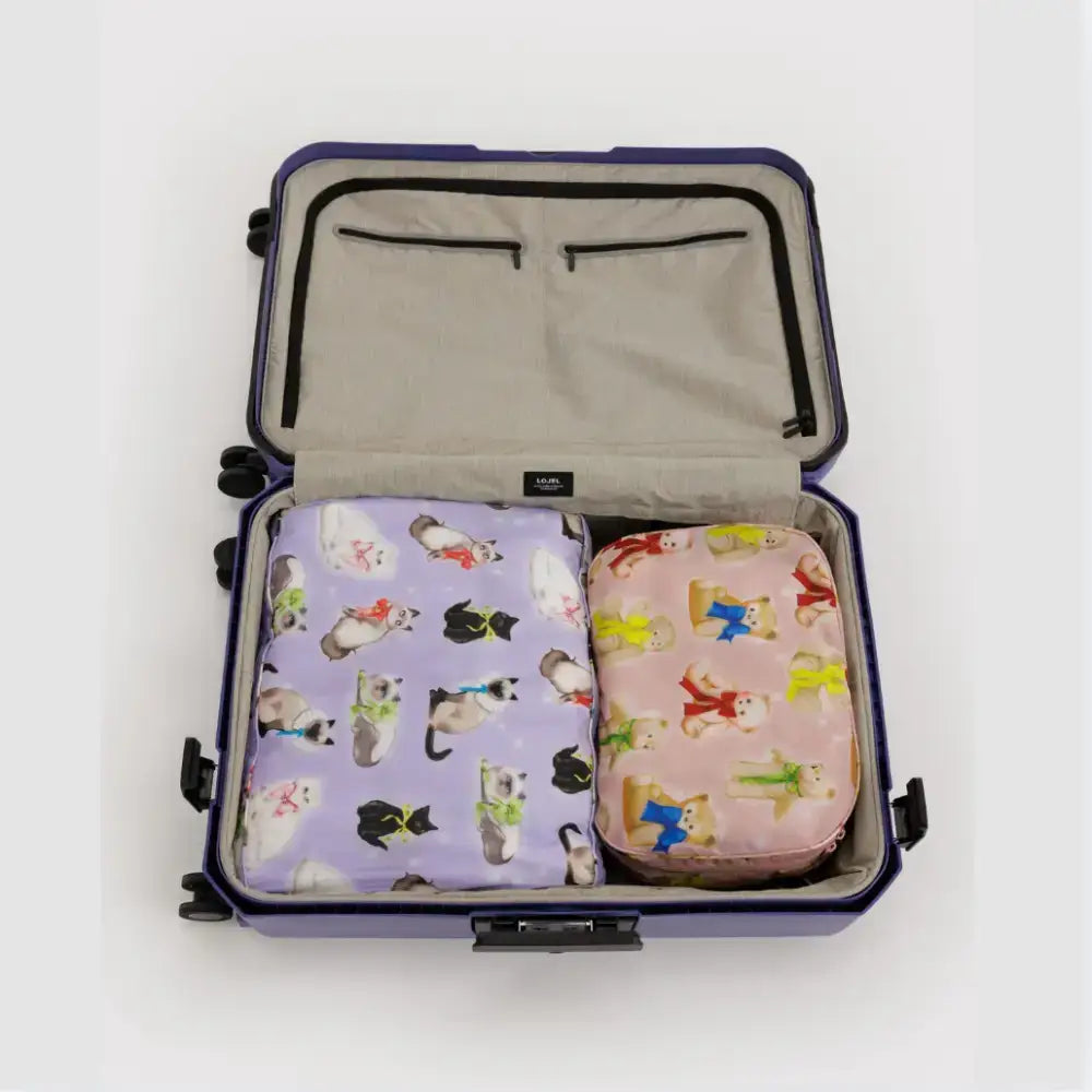 BAGGU Large Packing Cube Set - Night Orchard