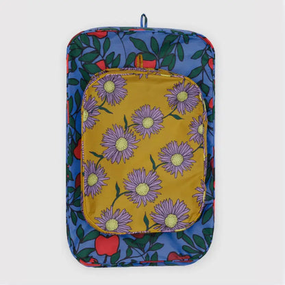 BAGGU - Large Packing Cube Set Night Orchard