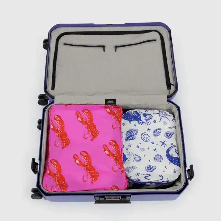 BAGGU large packing cube set neatly fits in suitcase - PABOOM