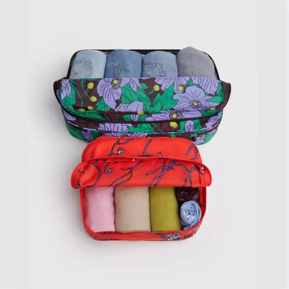 BAGGU - Large Packing Cube Set Poppy Mix