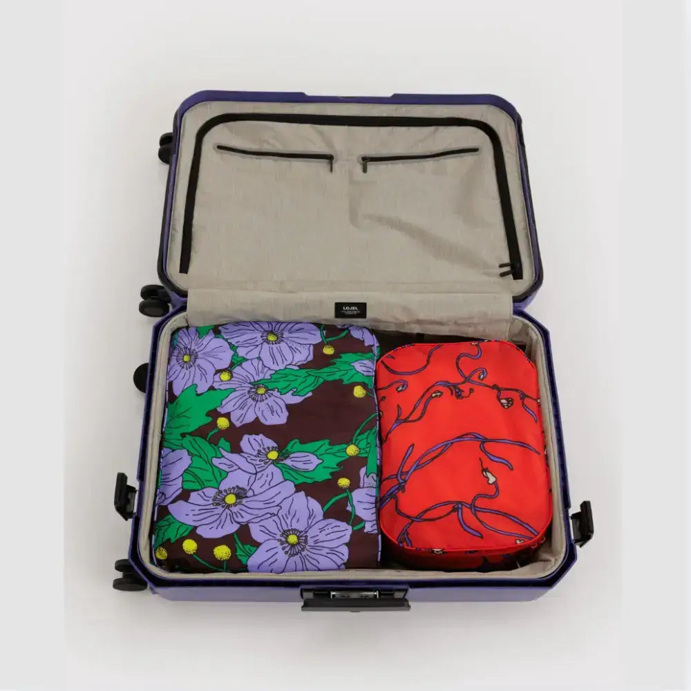 BAGGU - Large Packing Cube Set Poppy Mix