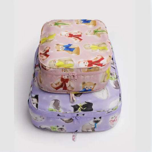 BAGGU Large Packing Cube Set - Fancy Animals