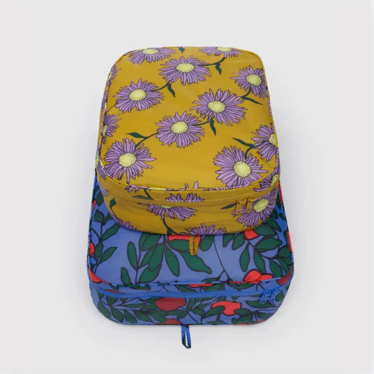 BAGGU Large Packing Cube Set - Night Orchard