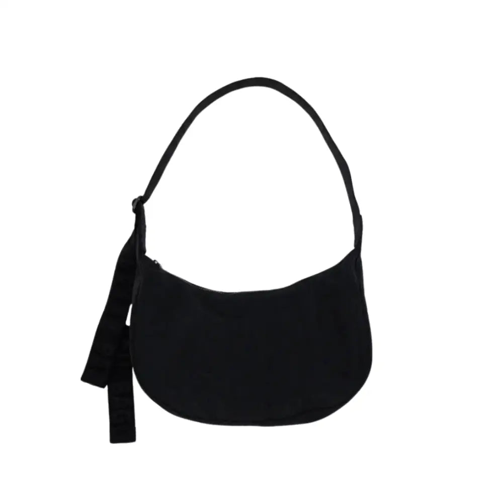 BAGGU - Medium Crescent Bag Black