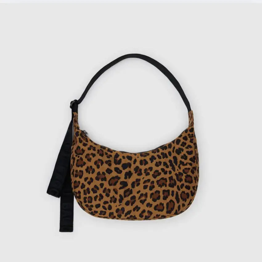BAGGU - Medium Crescent Bag Leopard
