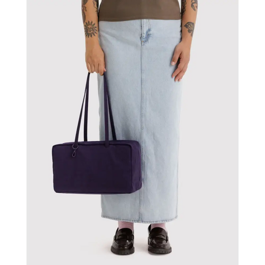 BAGGU Medium Nylon Bowler Bag - Fig