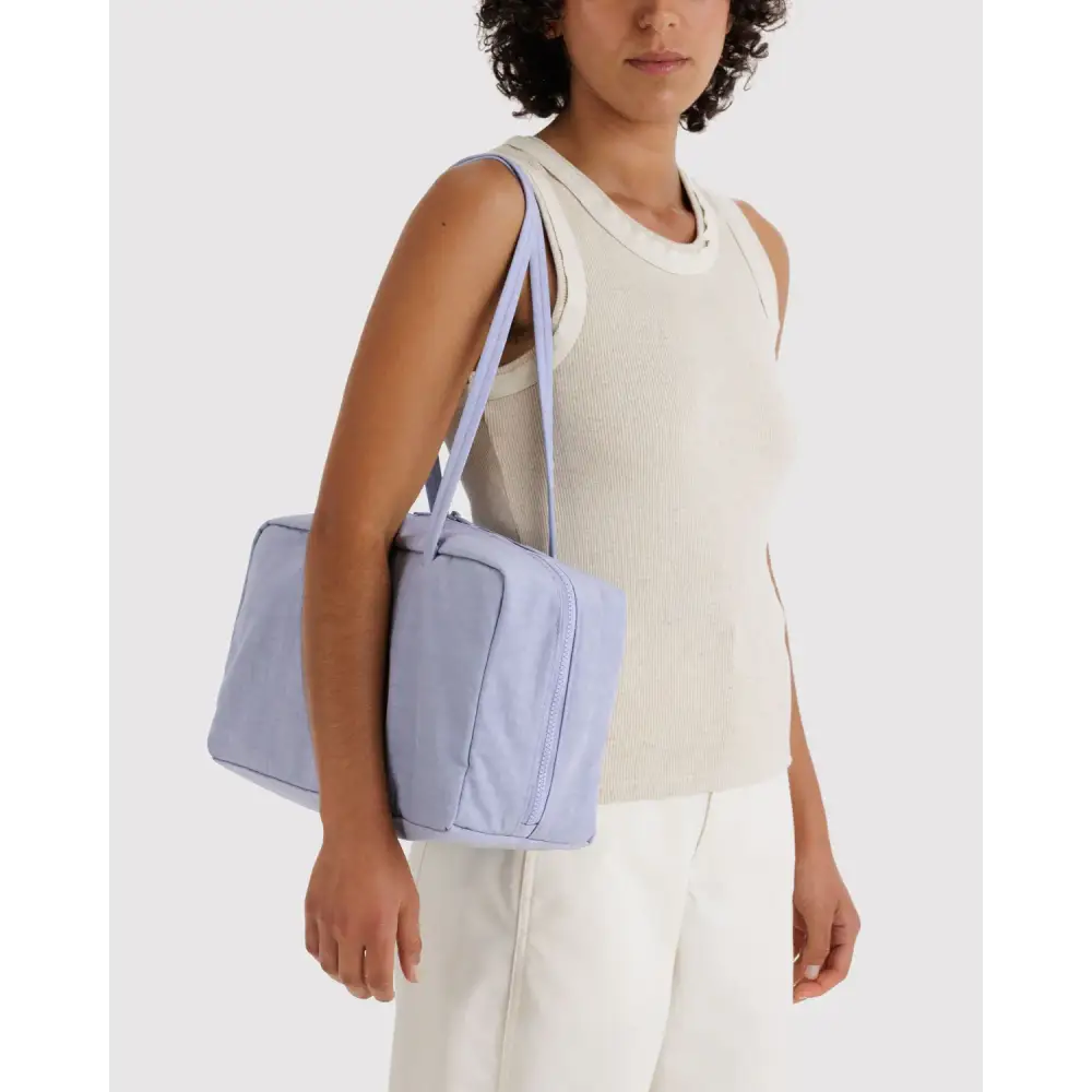 BAGGU Medium Nylon Bowler Bag - Mist
