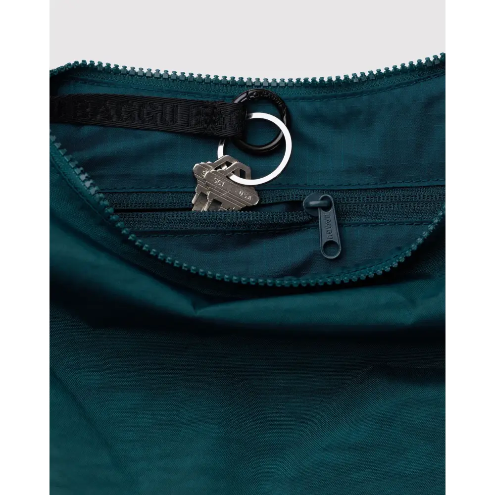 BAGGU - Medium Nylon Crescent Bag Deep Sea