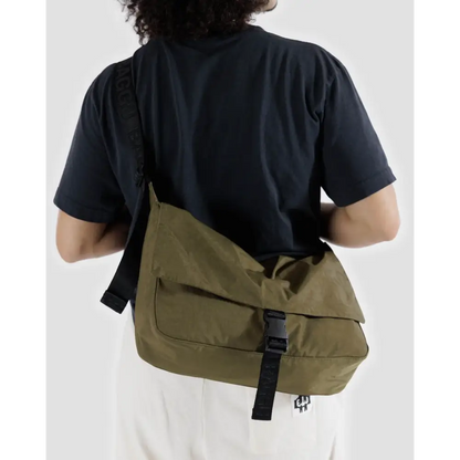Nylon Messenger Bag Seaweed - PABOOM