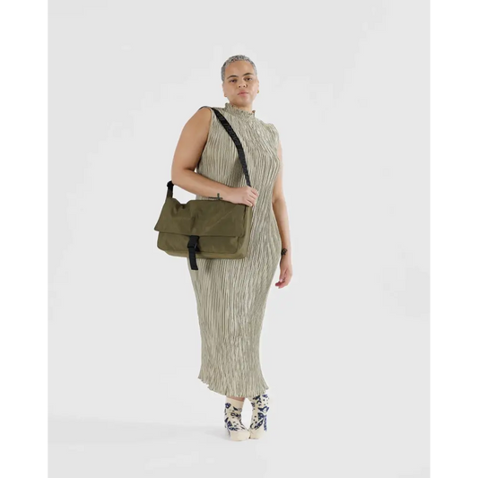 Nylon Messenger Bag Seaweed - PABOOM