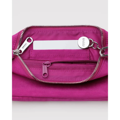 BAGGU - Nylon Pochette Deep Fuchsia