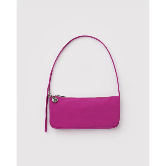 BAGGU - Nylon Pochette Deep Fuchsia