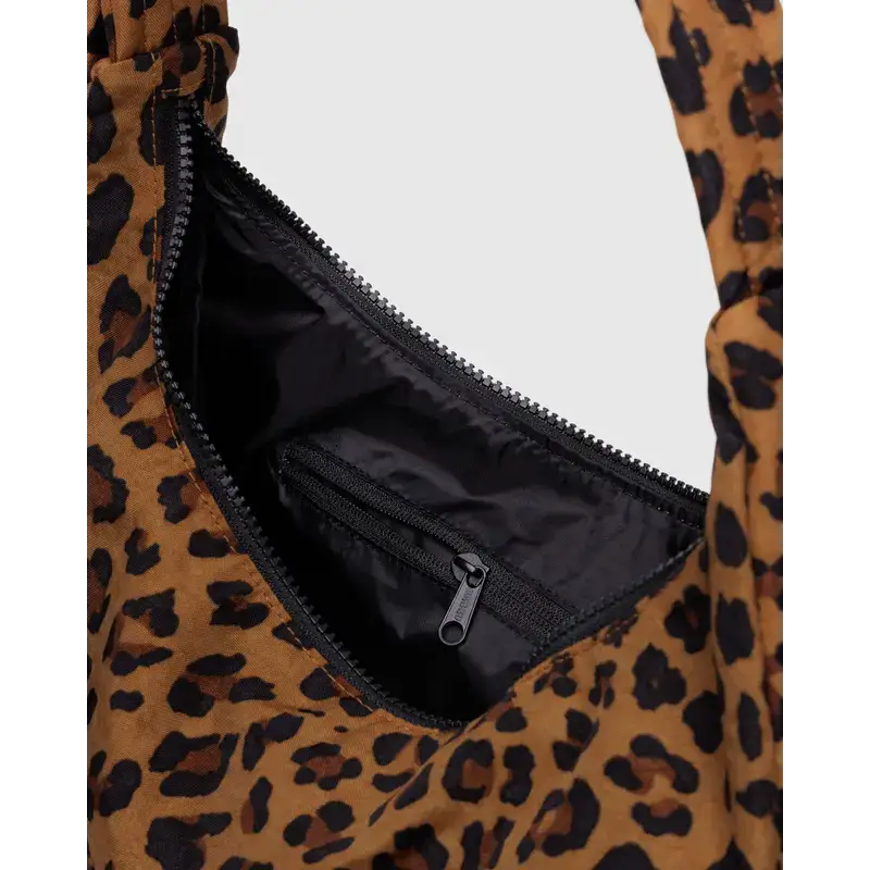 Nylon Shoulder Bag Leopard - PABOOM