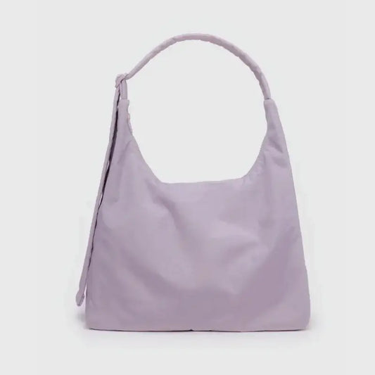 Nylon Shoulder Bag Dusty Pink - PABOOM