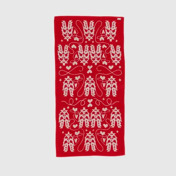 BAGGU Organic Cotton Bath Towel - Cowgirl