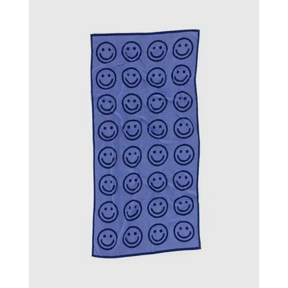 BAGGU Organic Cotton Bath Towel - Happy Blue