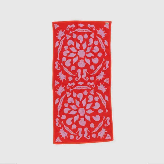 BAGGU Organic Cotton Bath Towel - Sea Shells