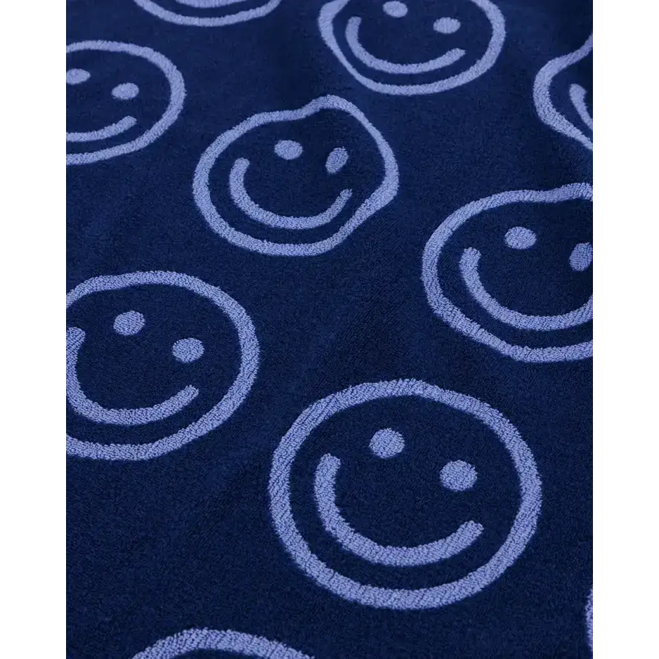 BAGGU Organic Cotton Bath Towel - Happy Blue