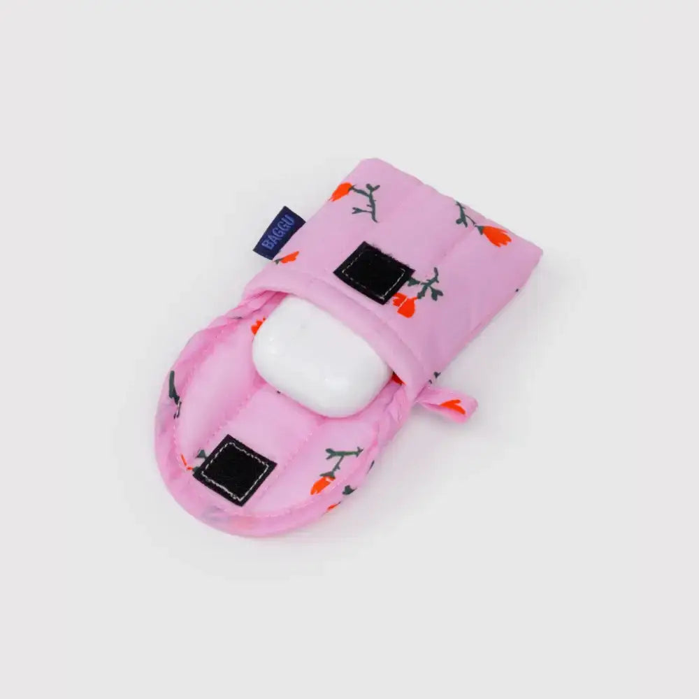 BAGGU Puffy Earbuds Case - Painted Wildflower