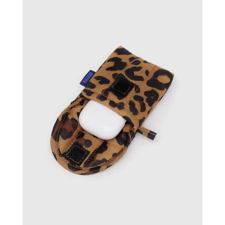 BAGGU Puffy Earbuds Case - Leopard