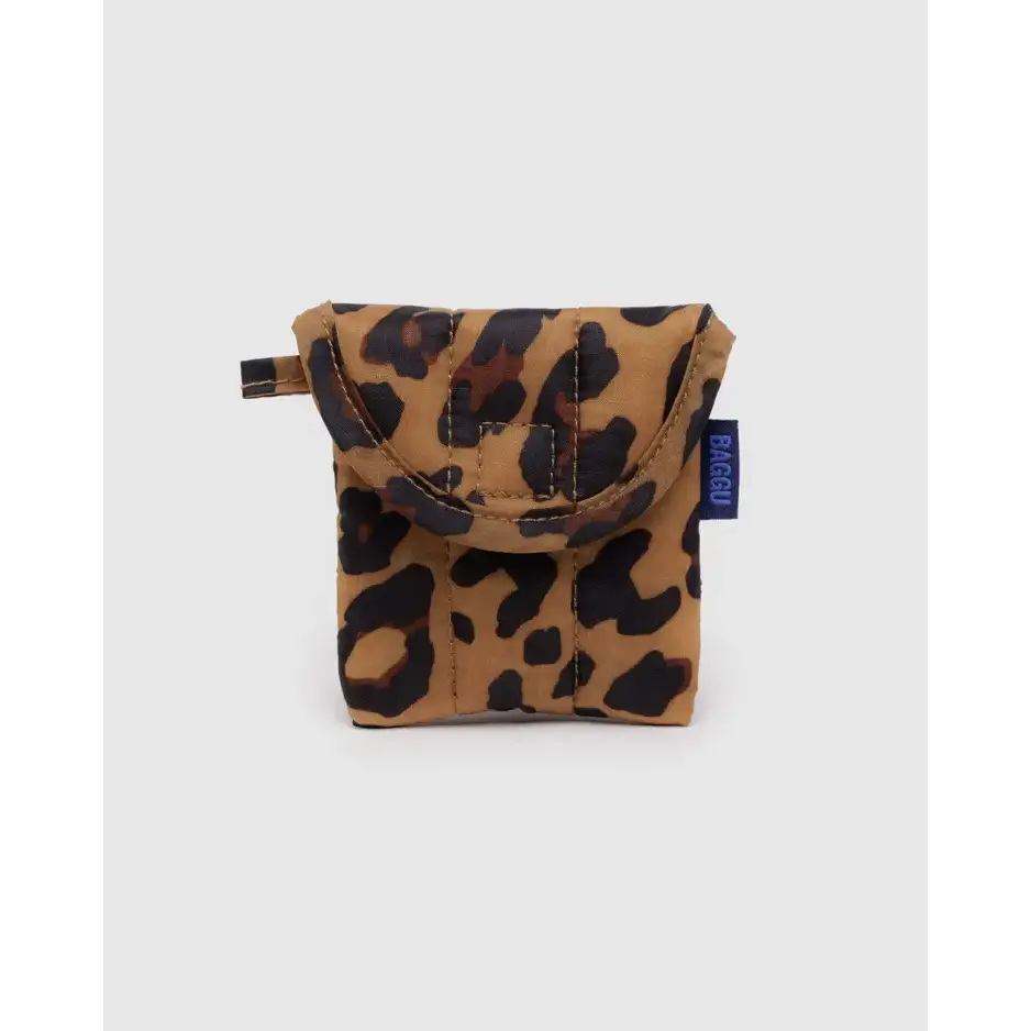 BAGGU - Puffy Earbuds Case Leopard
