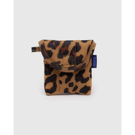 BAGGU - Puffy Earbuds Case Leopard