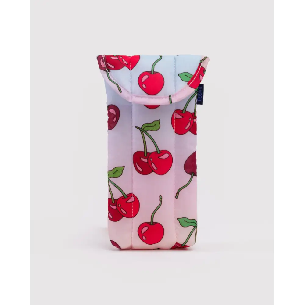 BAGGU Puffy Glasses Sleeve - Cherries