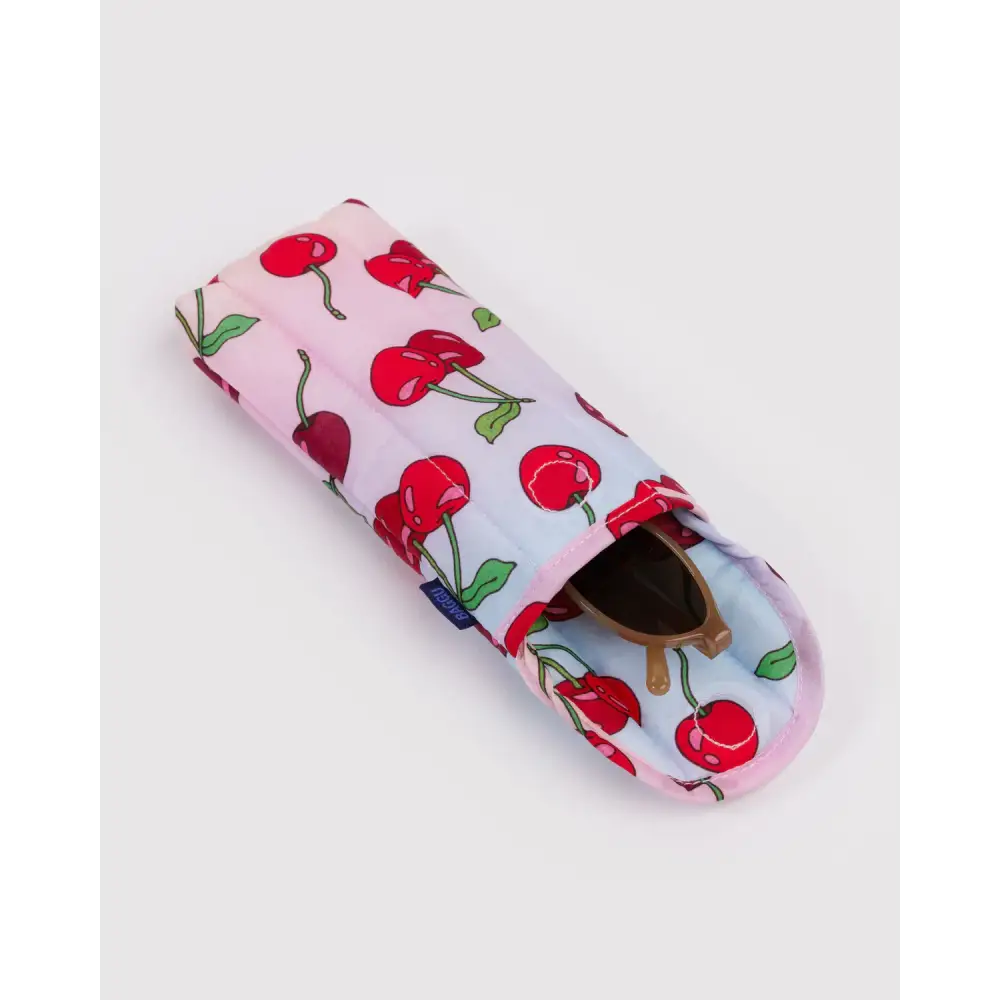 BAGGU Puffy Glasses Sleeve - Cherries
