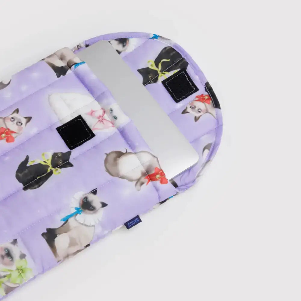 BAGGU - Puffy Laptop Sleeve 13’’/14’’ Fancy Cats