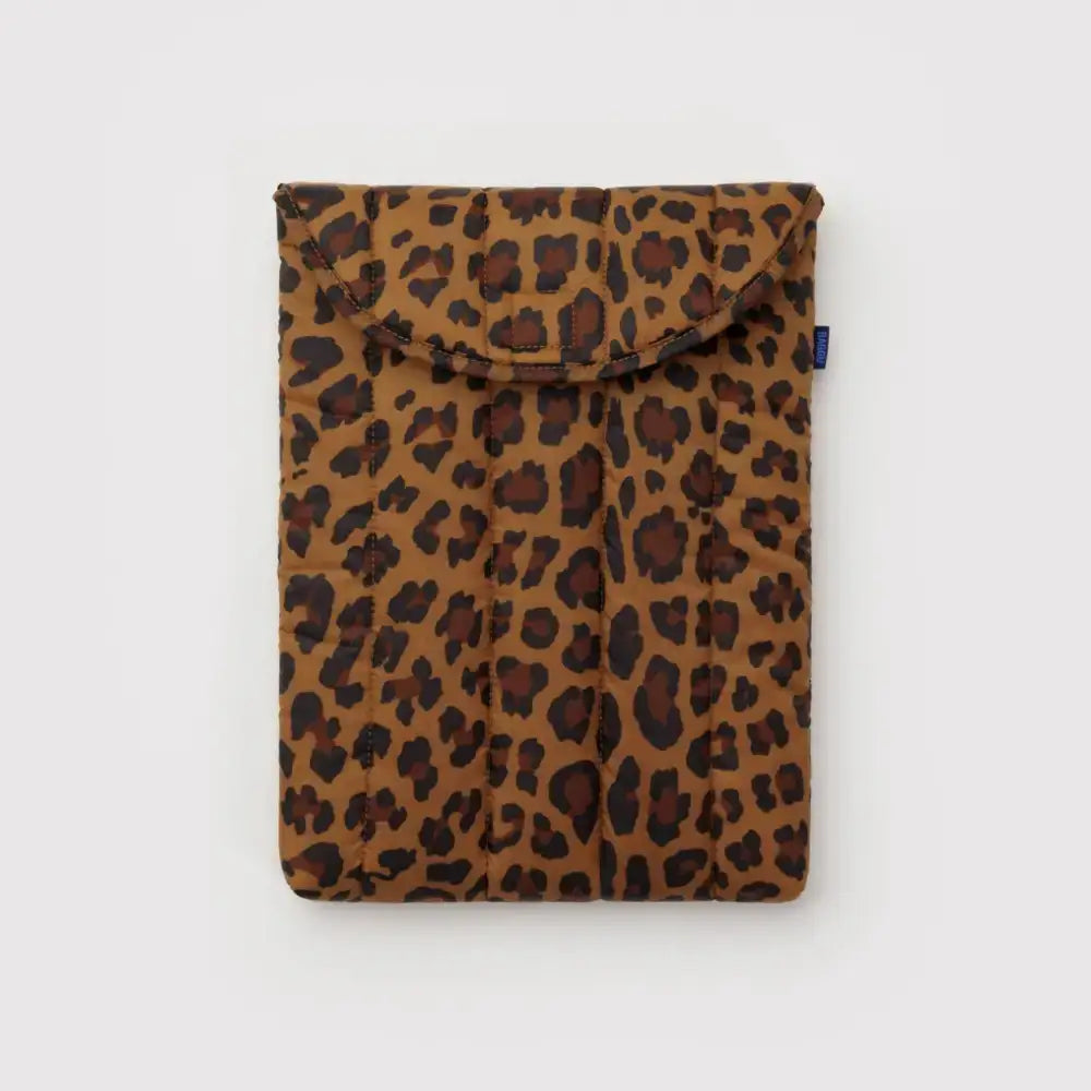 BAGGU Puffy Laptop Sleeve 13"/14" - Leopard