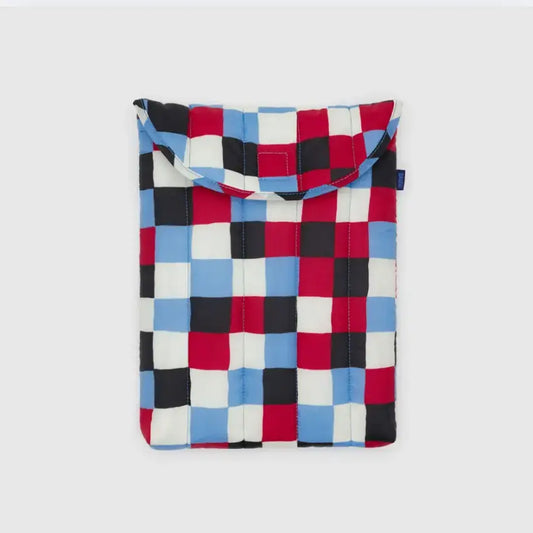 BAGGU Puffy Laptop Sleeve 13"/14" - Painted Check D