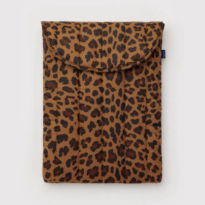 BAGGU - Puffy Laptop Sleeve 16’’ Leopard