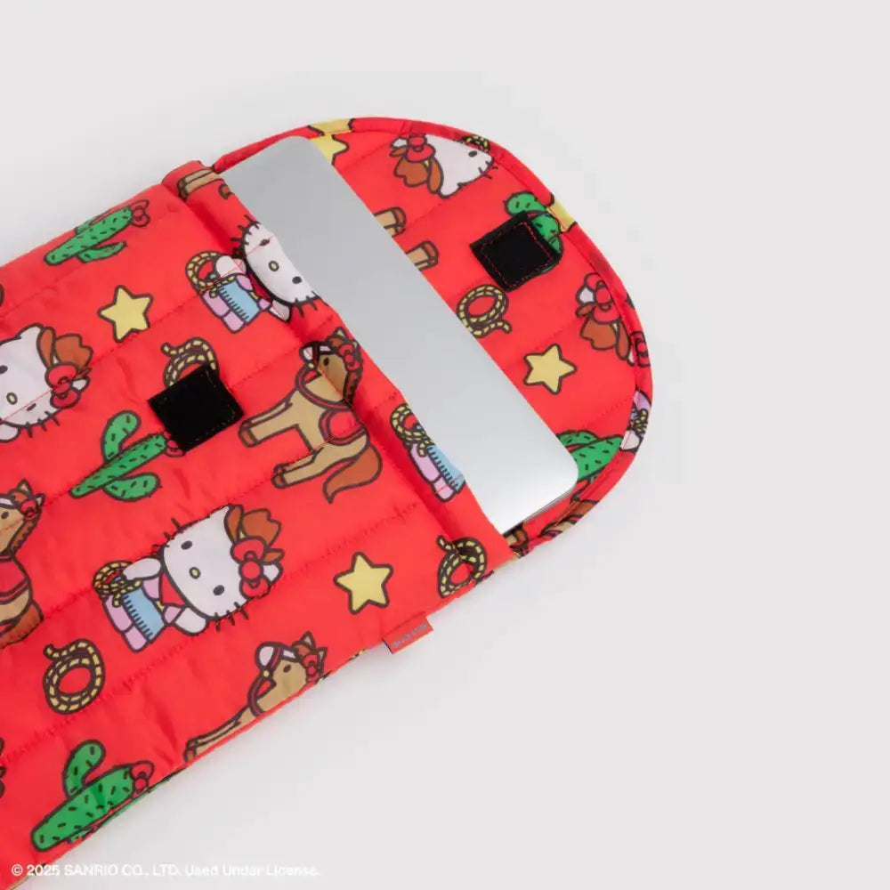 BAGGU - Puffy Laptop Sleeve 16’’ Hello Kitty Western