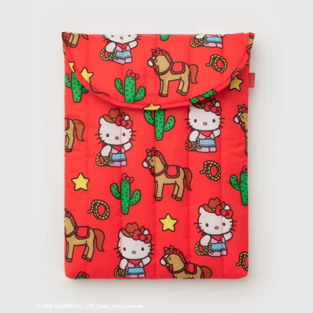 BAGGU - Puffy Laptop Sleeve 16’’ Hello Kitty Western
