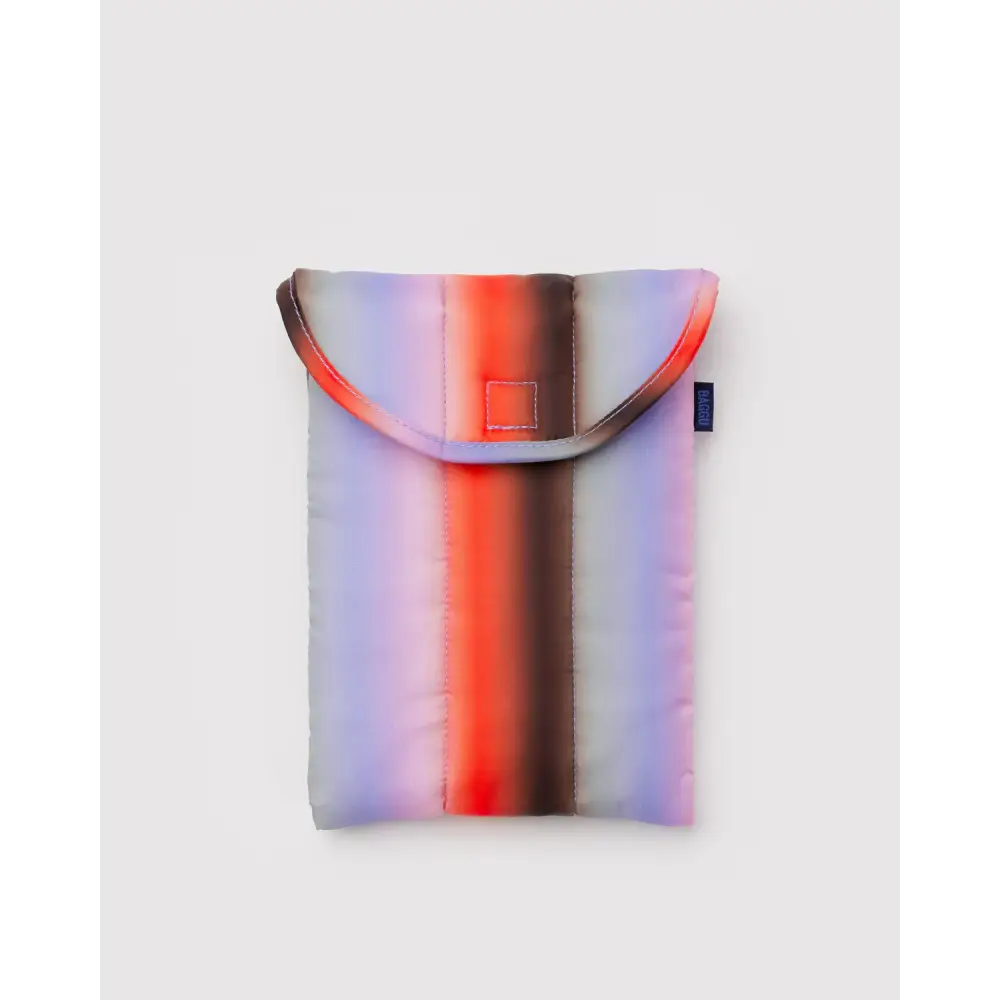 BAGGU - Puffy Tablet Sleeve Gradient Stripe Poppy & Lilac