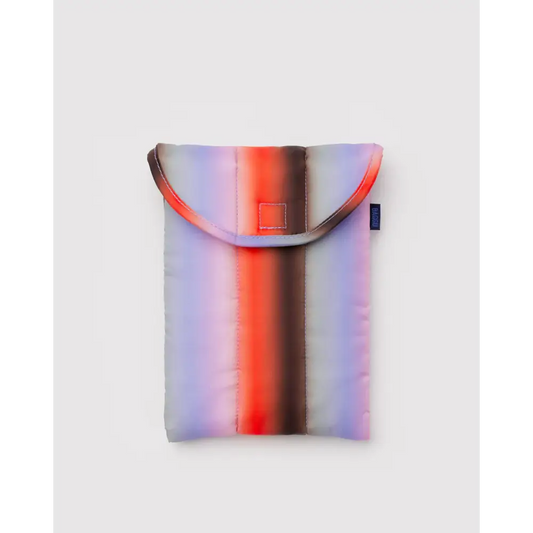 BAGGU - Puffy Tablet Sleeve Gradient Stripe Poppy & Lilac