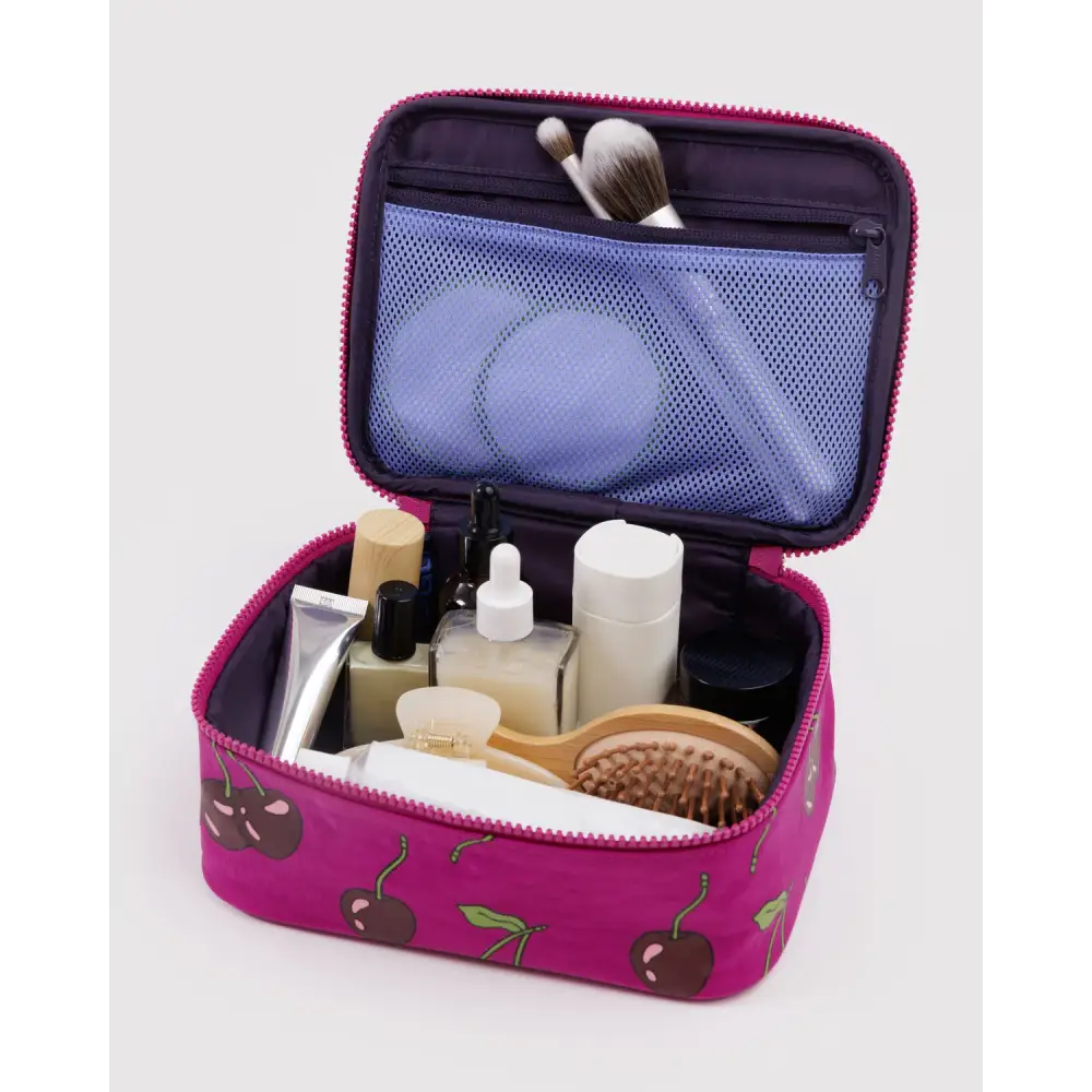 BAGGU Small Cosmetic Case - Leopard
