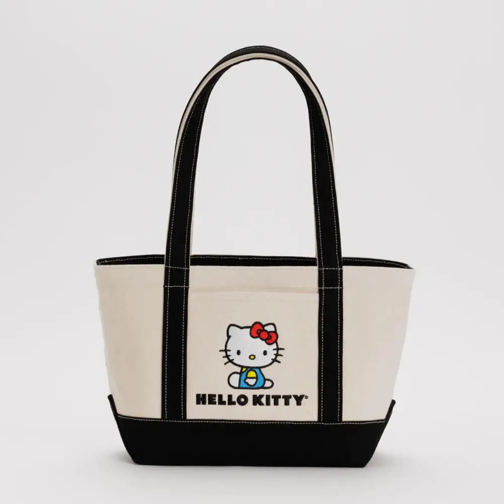 Small Embroidered Canvas Tote Hello Kitty - PABOOM