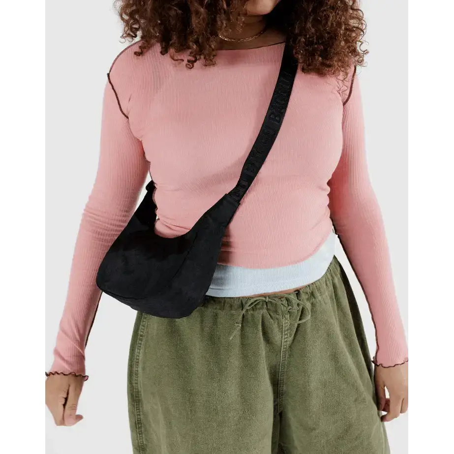 Small Nylon Crescent Bag