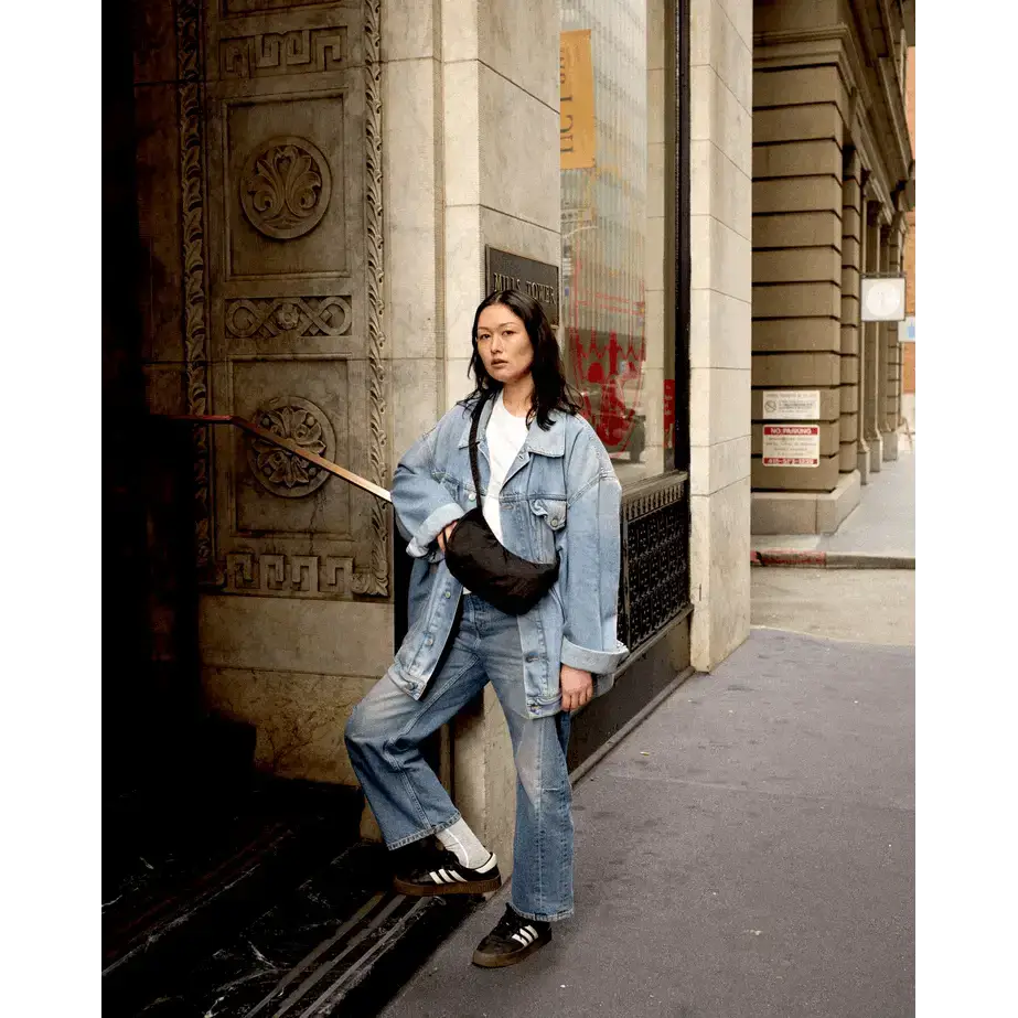 Small Nylon Crescent Bag