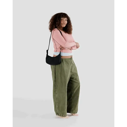 Small Nylon Crescent Bag