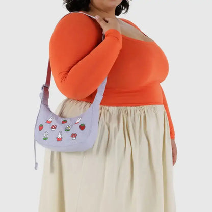 BAGGU - Small Nylon Crescent Bag