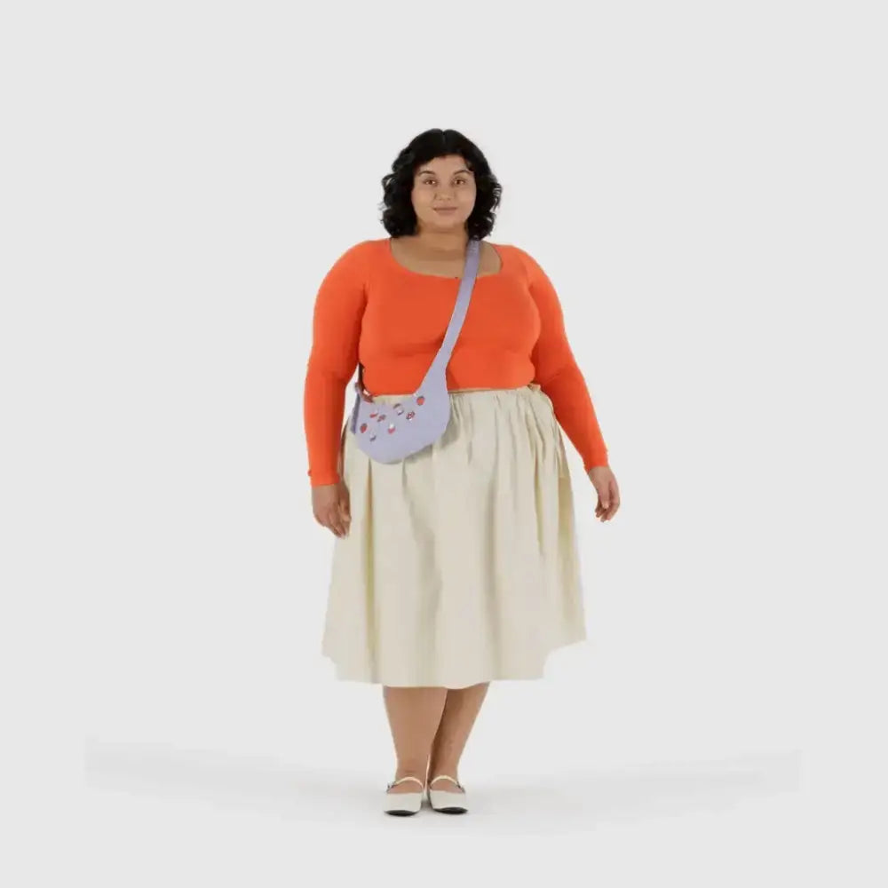 Small Nylon Crescent Bag