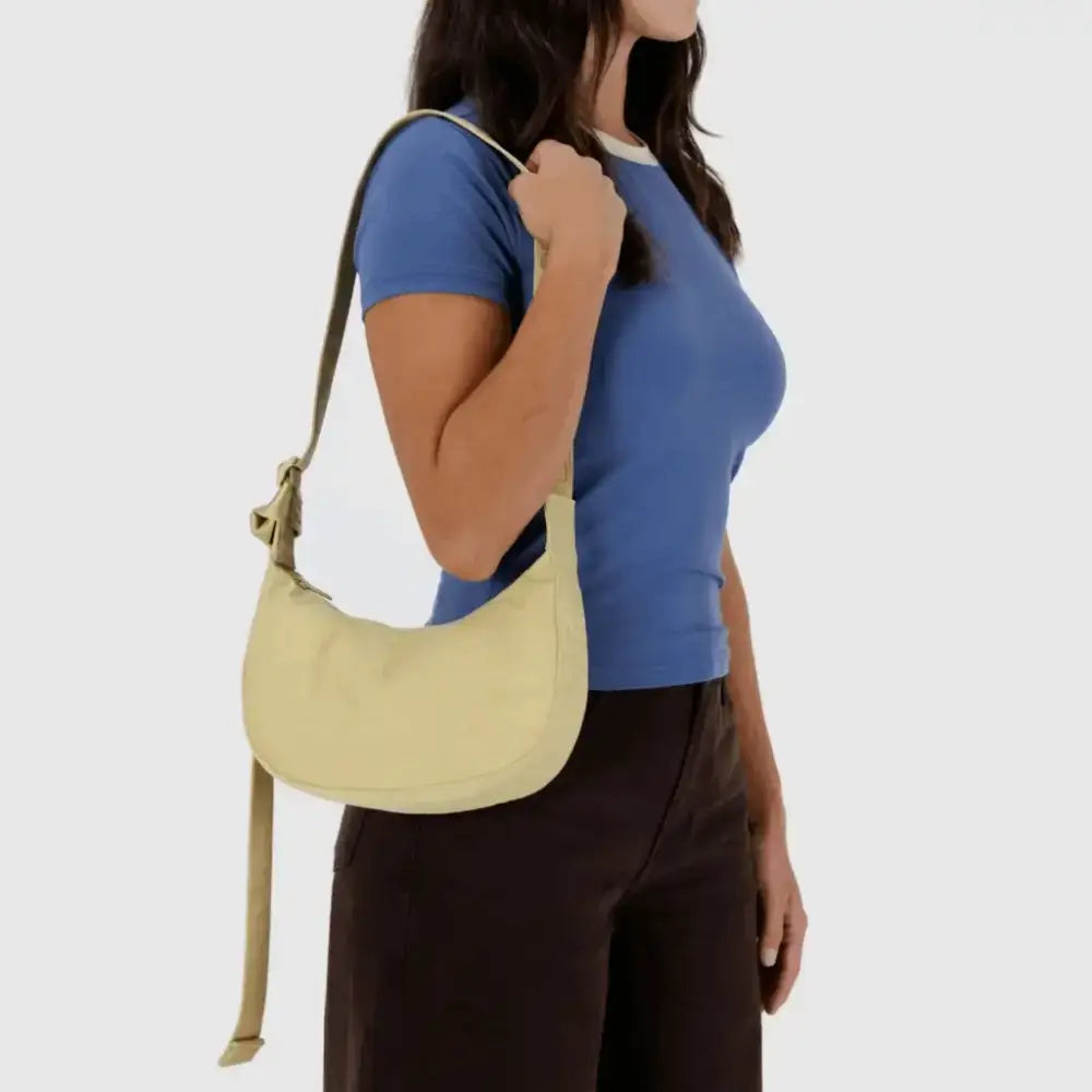 Small Nylon Crescent Bag