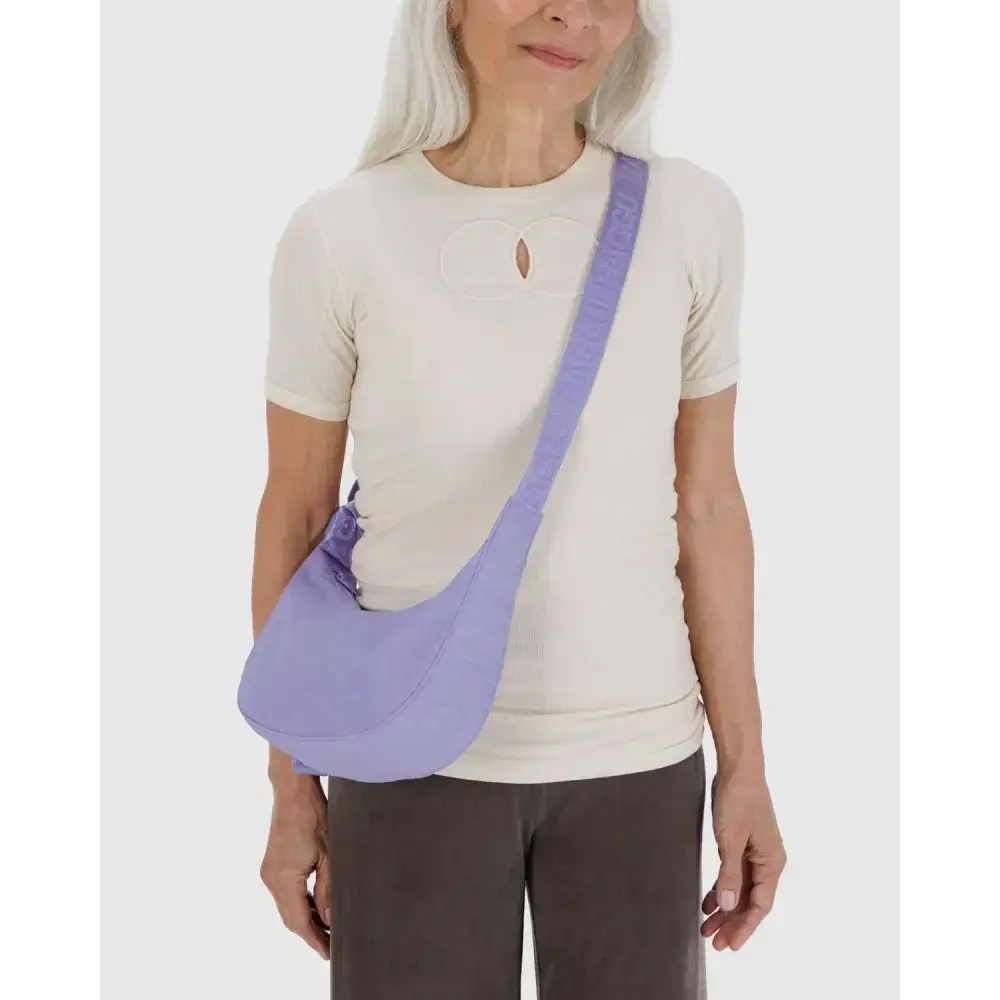 BAGGU - Small Nylon Crescent Bag