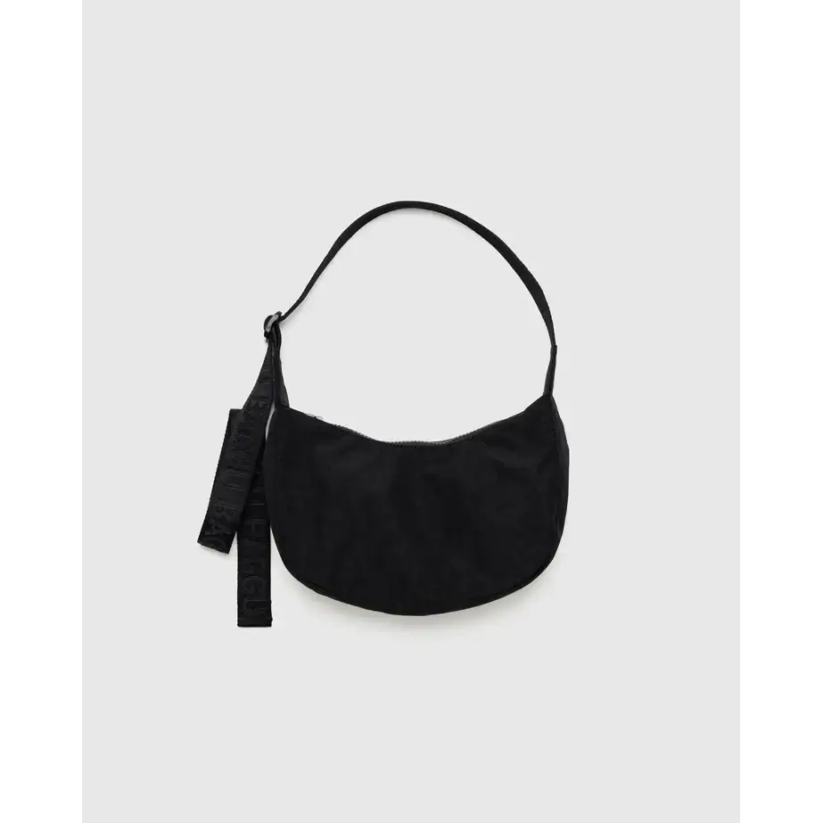 BAGGU - Small Nylon Crescent Bag Black / 37’’
