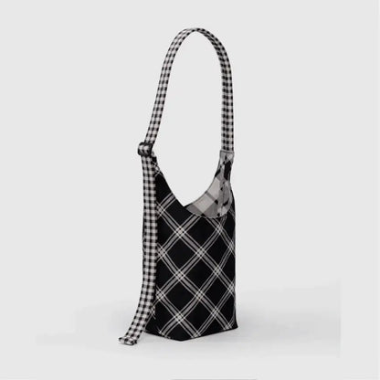 Small Nylon Sling Mixed Plaid