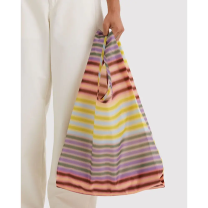 Standard Baggu Reusable Tote Bag - Gradient Stripe Multi