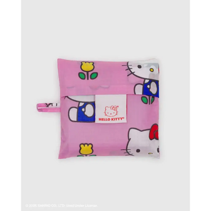 Standard Baggu Reusable Tote Bag - Hello Kitty Pink