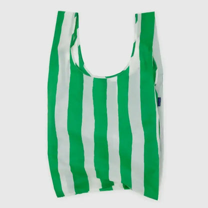 BAGGU - Standard Baggu Green Painted Stripe